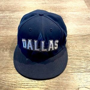 dallas cowboys new era 7 1/8 fitted w stickers